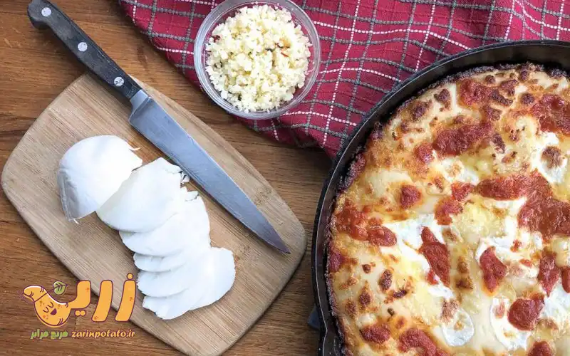 تفاوت پنیر پیتزا موزارلا و تاپینگ 